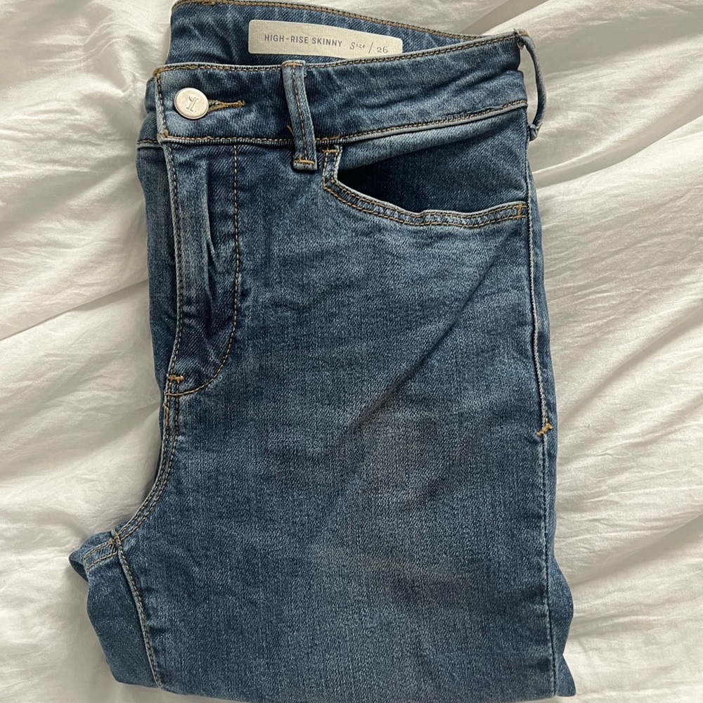 Pilcro and the Letterpress High-Rise Skinny Jeans | Anthropology